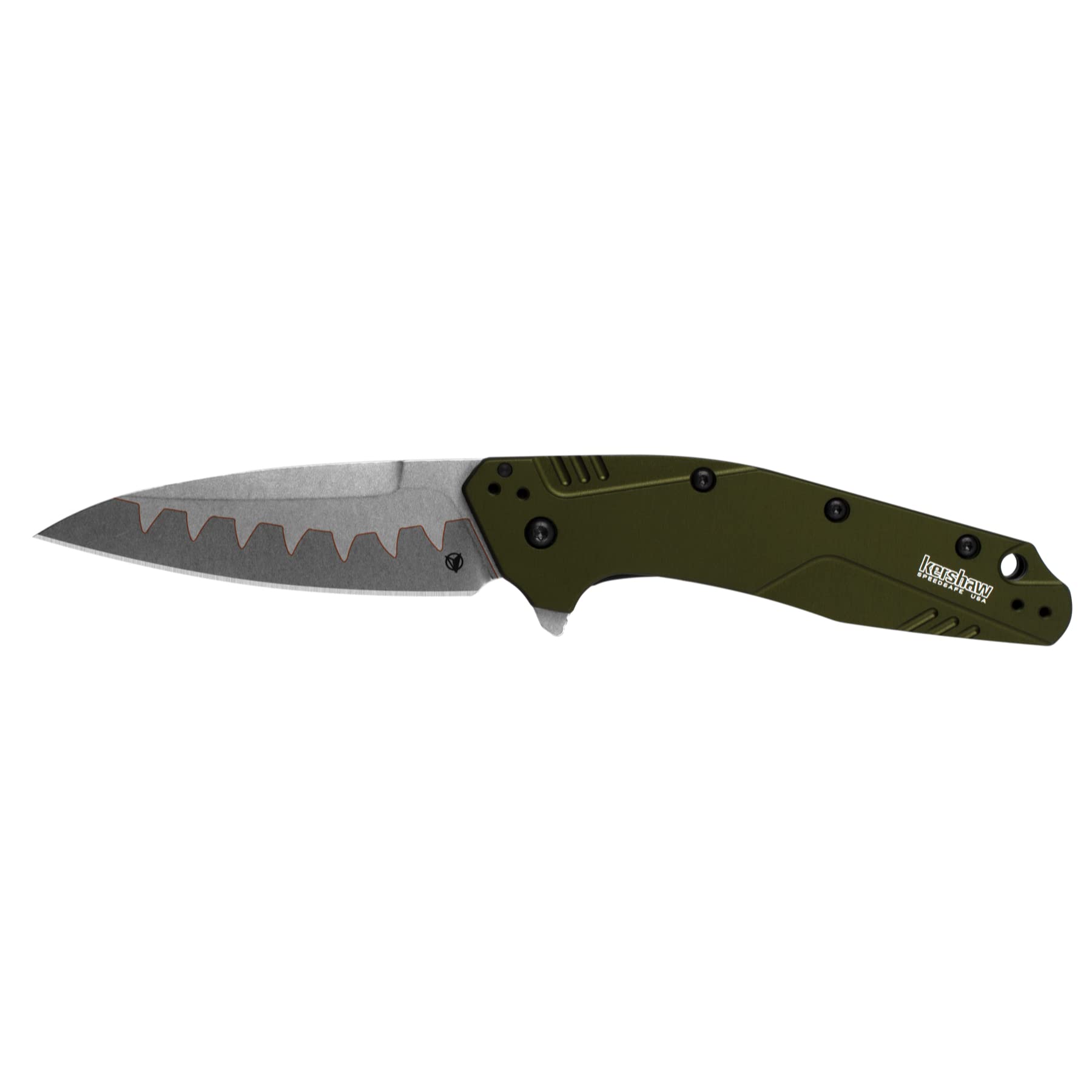 Kershaw Assisted Opening Dividend Knife Olive (3" Composite) 1812OLCB