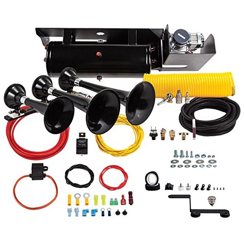 Kleinn Air Horns Bolt-On SDKIT-234 Train Horn/Ultimate Onboard Air System for Ford F-250/F-350 Super Duty Diesel Trucks
