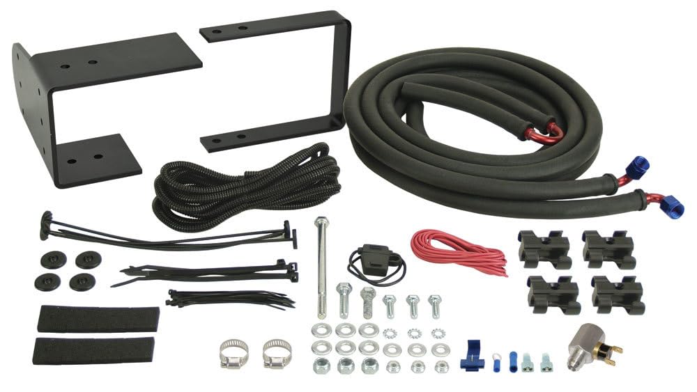 Jeep Wrangler Derale 20561 Direct Fit Automatic Transmission Cooler, Black