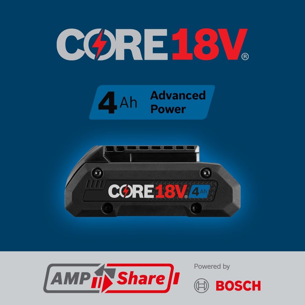 18V CORE18V® Lithium-Ion 4 Ah Advanced Power Battery, Bosch 2-Pack GBA18V40-2PK