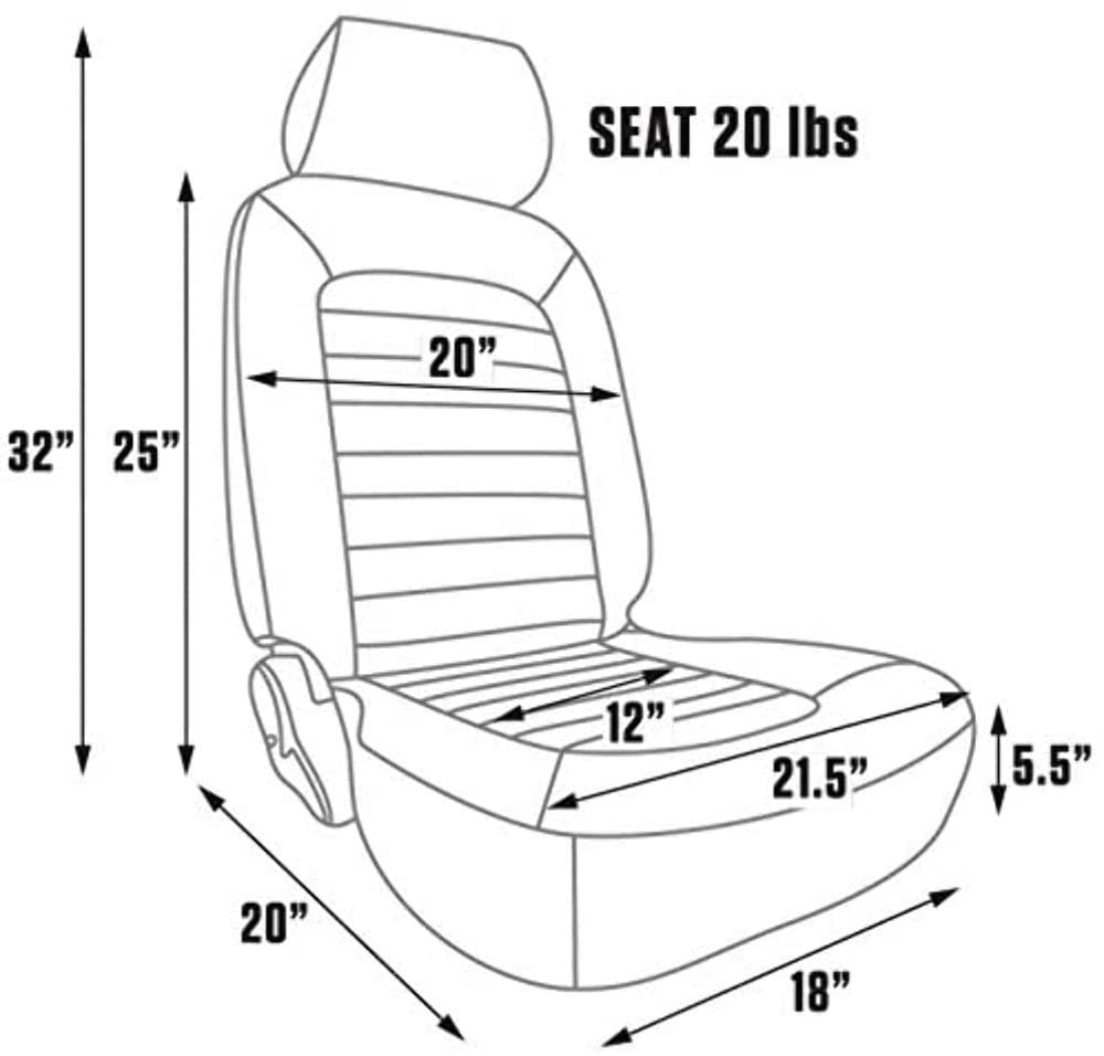 Bare Racing Classic Recliner Left Seat ProCar by Scat 80-1500-99L