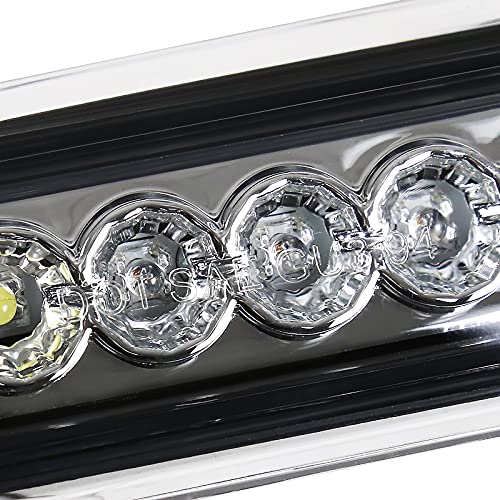 Chrome LED SPEC-D TUNING 3rd Brake Light Compatible with 1994-2001 Dodge RAM 1500, 1994-2002 Dodge RAM 2500, 1994-2002 Dodge RAM 3500