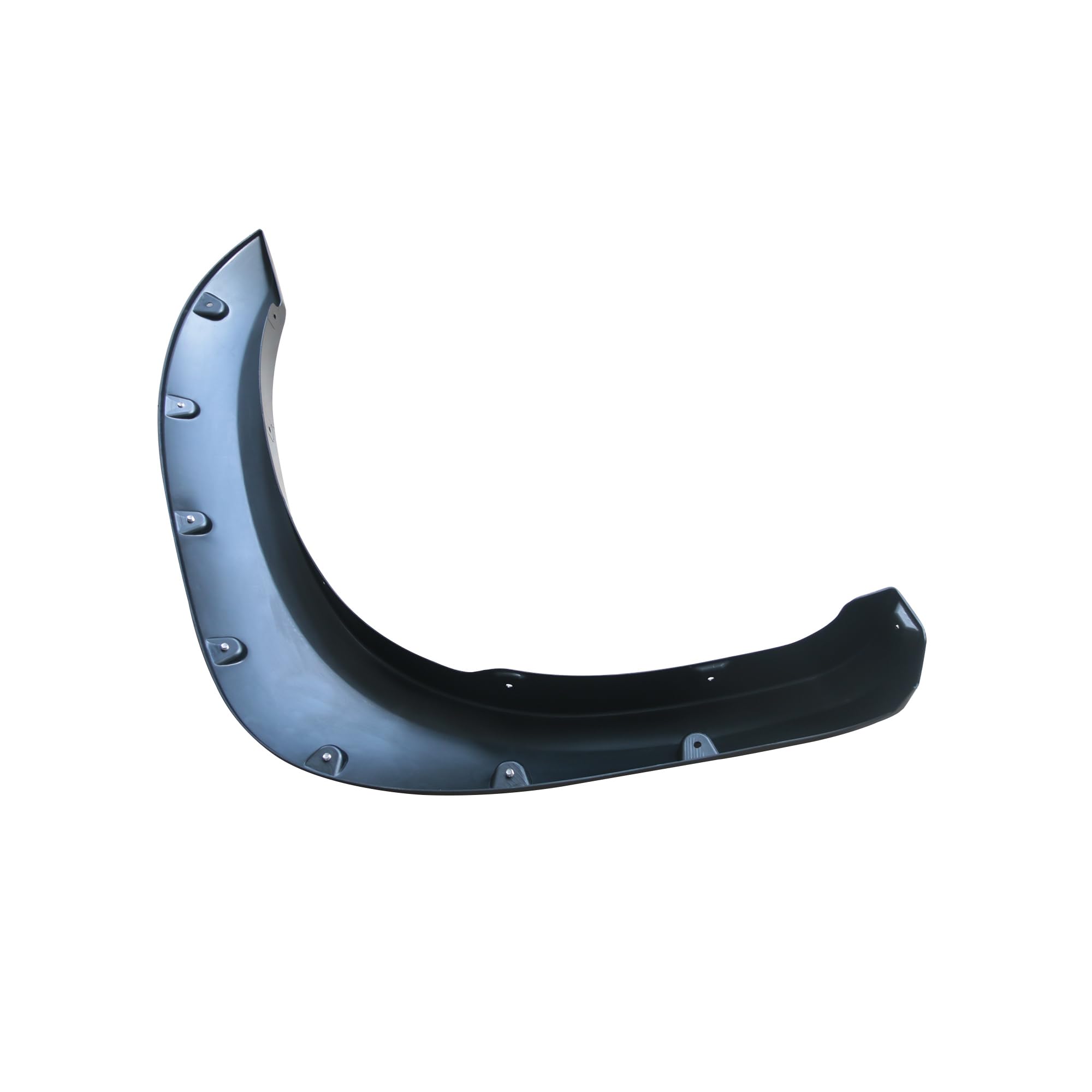 Fender Flares Black Horse Riveted Style Black Compatible with 2009-2010 Dodge Ram 1500|2011-2018 Ram 1500-FPSRA10T