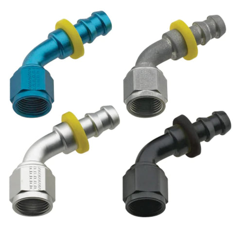 Black Fragola -6AN Push-Lite End 60 Degree