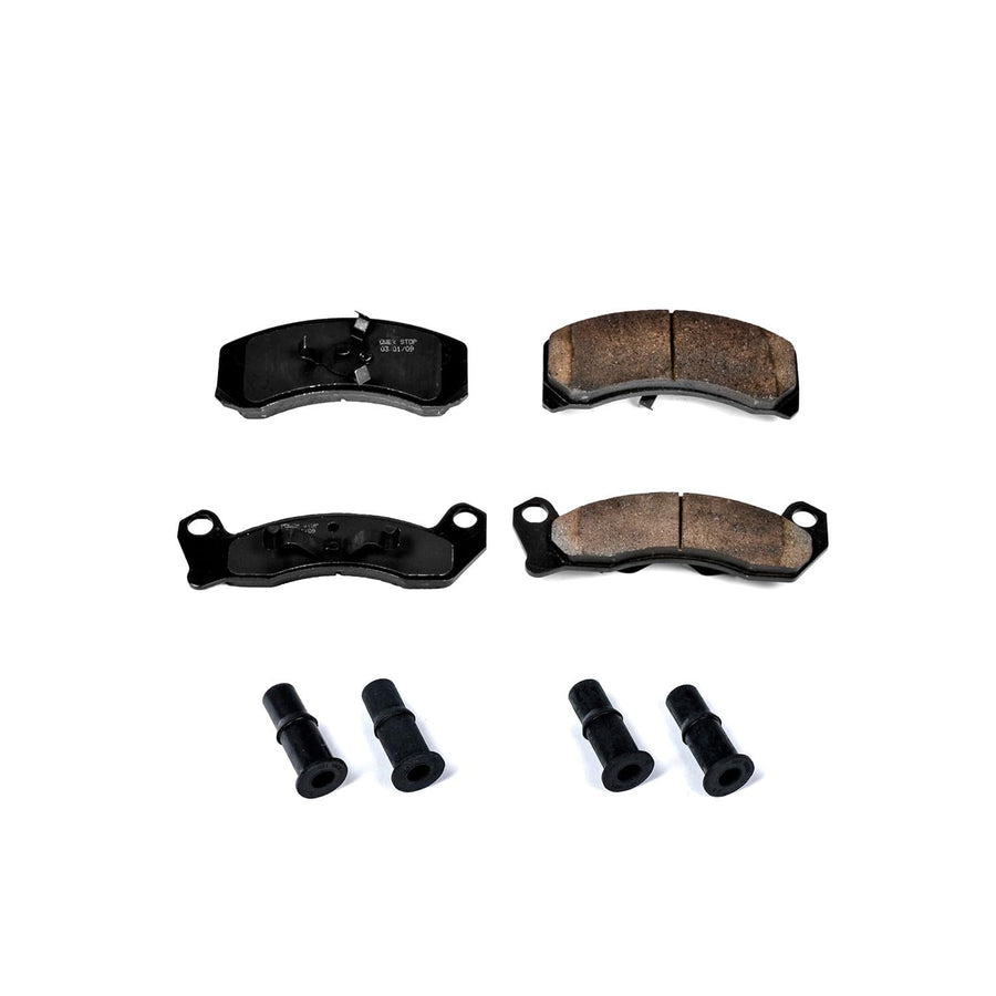 Power Stop Front Brake Kit For Country Squire Ford 1990-91 |Crown Victoria 1992-94 |LTD 1979-86 |LTD Crown Victoria 1987-91 - Ceramic Brake Pads With Installation Hardware, 17-499
