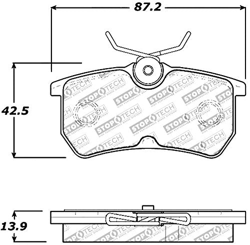 Sport Brake Pads StopTech 309.08860 with Shims