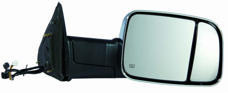 Dodge RAM 1500/2500/3500 DEPO 334-5419R3ECH1 Passenger Side Chrome Heated Power Towing Mirror with Memory, Turn Signal, Puddle Lamp