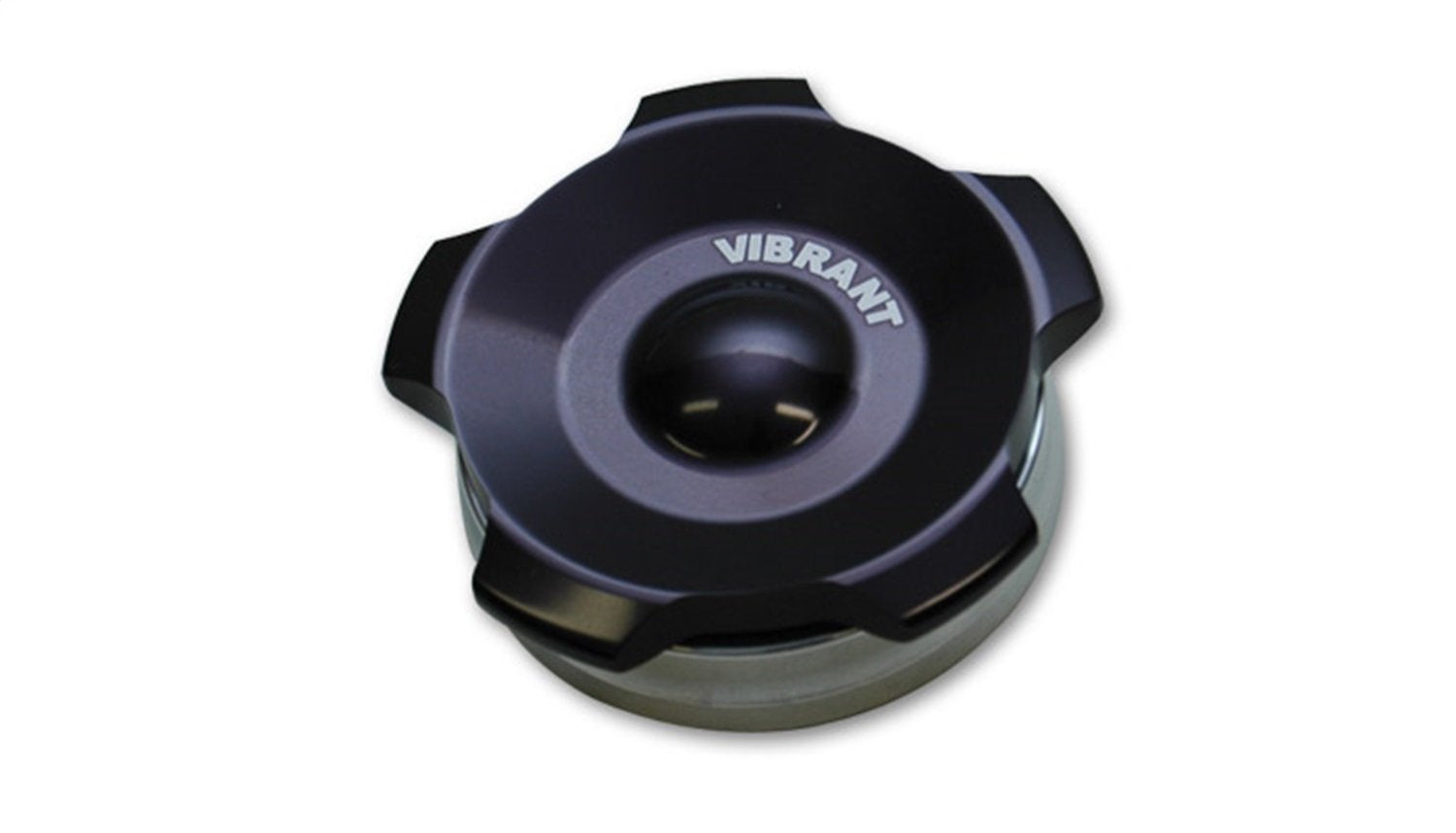 Power Vibrant Performance 11291 Fitting, Weld Bung, Female Threads, 2.25 in. Outside Diameter, 6061 Aluminum, includes Black Anodized Aluminum Thread-On Cap, kit