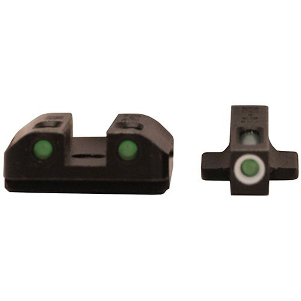 TRUGLO Handgun TFX Sight | Durable Shock-Resistant Compact Brightly Glowing Tritium & Fiber-Optic Xtreme Day/Night Sight, Compatible with Kahr Handguns