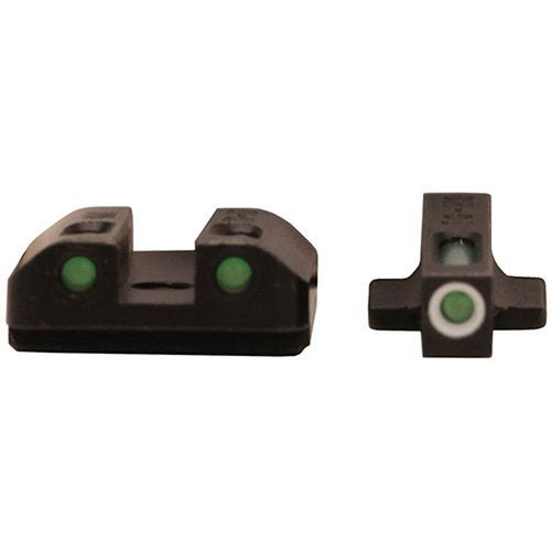 TRUGLO Handgun TFX Sight | Durable Shock-Resistant Compact Brightly Glowing Tritium & Fiber-Optic Xtreme Day/Night Sight, Compatible with Kahr Handguns