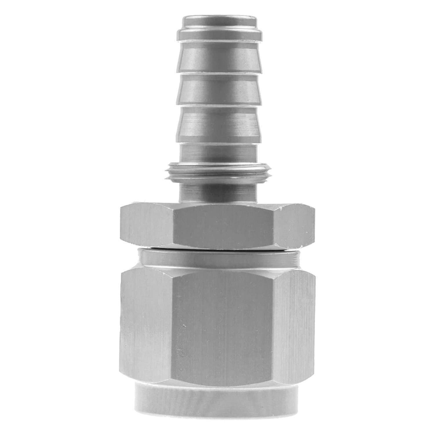 7000-12-5 Redhorse Performance Crimp Style Hose End (Clear), 1 Pack