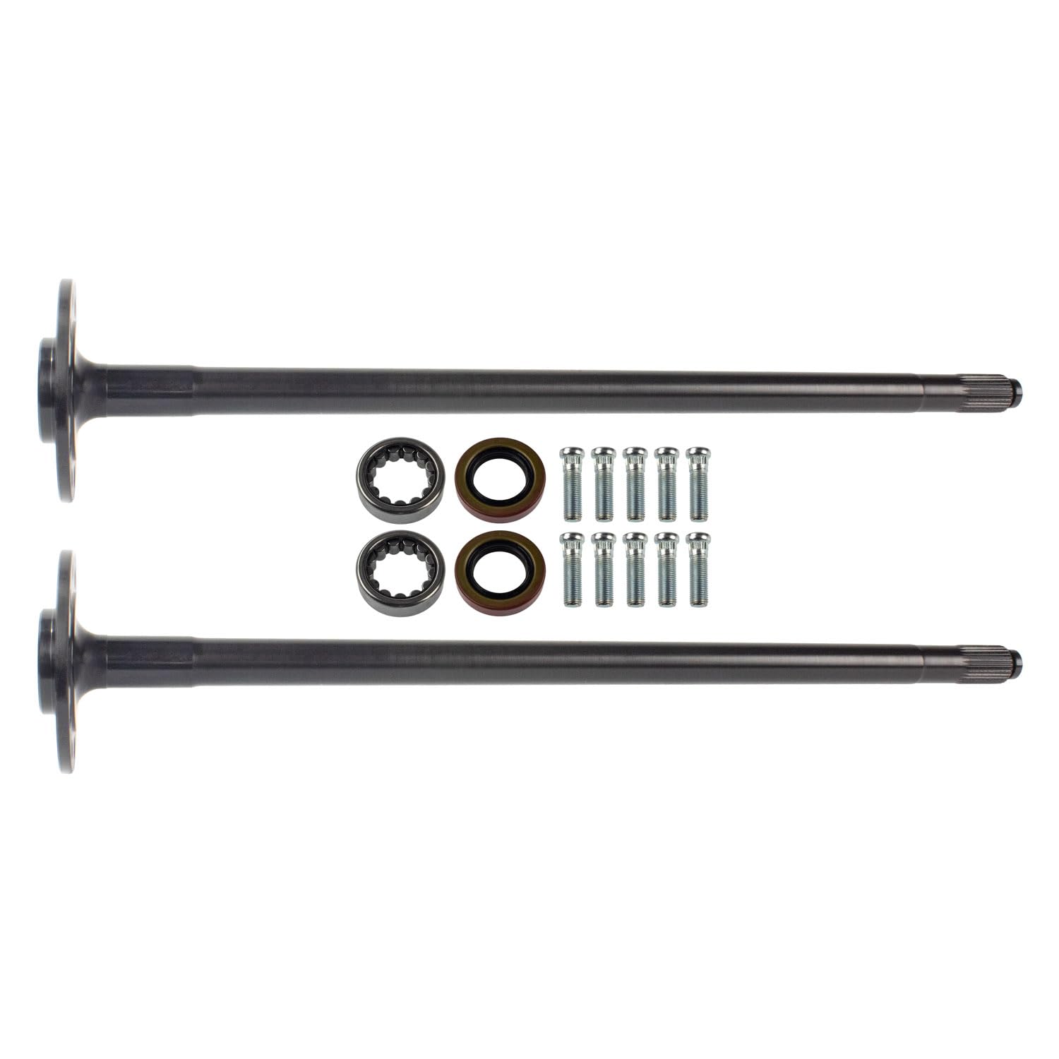 Drive Axle Shaft Assembly TEN Factory MG22109 For GM 8.875, 30 Spline Rear Axle Kit – Fits 1968–1972 Chevrolet/Camaro, Chevelle, El Camino, GMC Sprint - Replaces OEM Alloy USA 12109, GM 1255802
