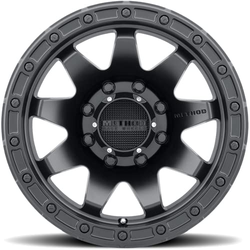 Method 317 Race Wheels Custom Wheel - 18x9, 18 Offset, 8x170 Bolt Pattern, 130.81mm Hub - Matte Black Rim