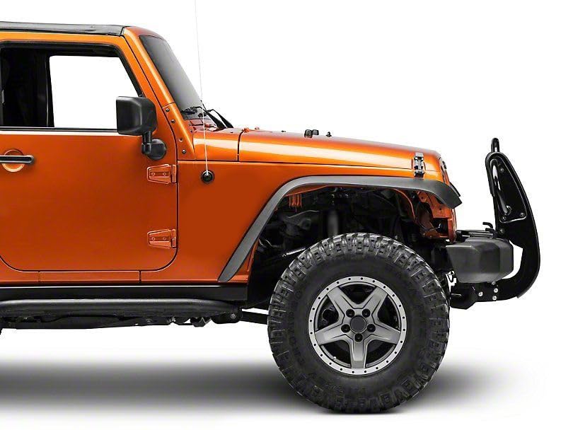 Grille Brush Black Horse Bumper Guard Modular Compatible with 2020-2024 Jeep Gladiator|2018-2024 Jeep Wrangler(Excl. 21-24 V8 Engine and Trims)-17JPJLMA