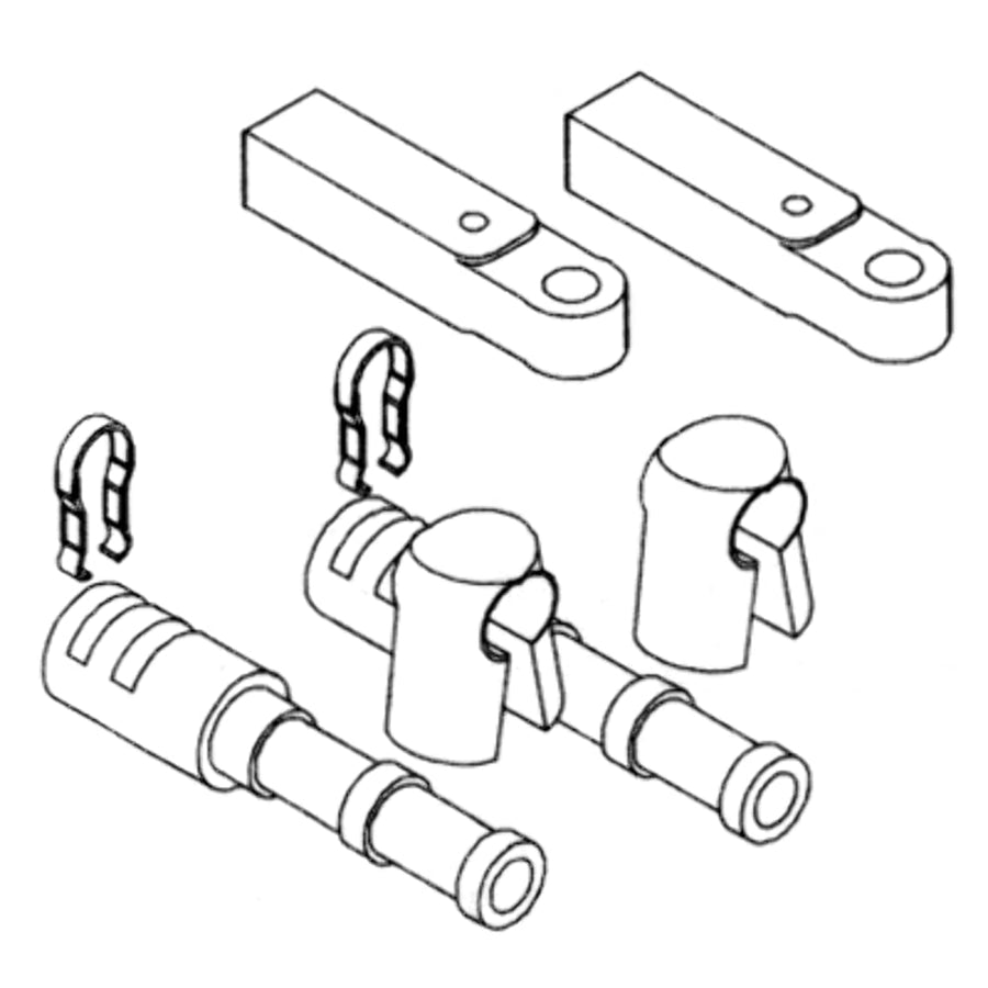 Seastar Solutions Teleflex KIT Adapter for 3300 Cable MERC Outboard I/O
