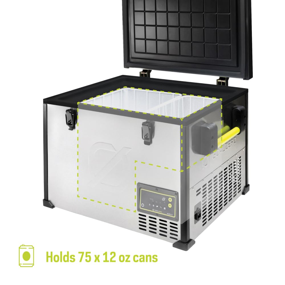 Goal Zero 50 Alta, Portable Fridge and Portable Freezer, Energy Efficient, 53L