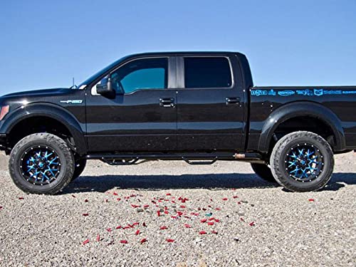 Nerf Steps RealTruck | Wheel-to-Wheel, Heavy Duty Steel, Textured Black | G1583CC-6-TX | Fits 2015 - 2026 Chevrolet / GMC Canyon / Colorado Crew Cab
