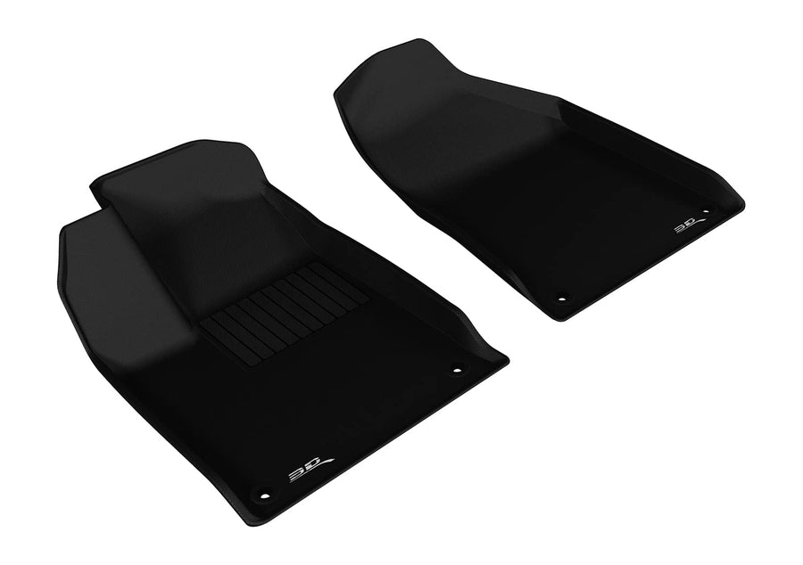 3D MAXpider Kagu Custom Fit Floor Mat (Black) Compatible with Chrysler 200 2015-2017 - Front Row