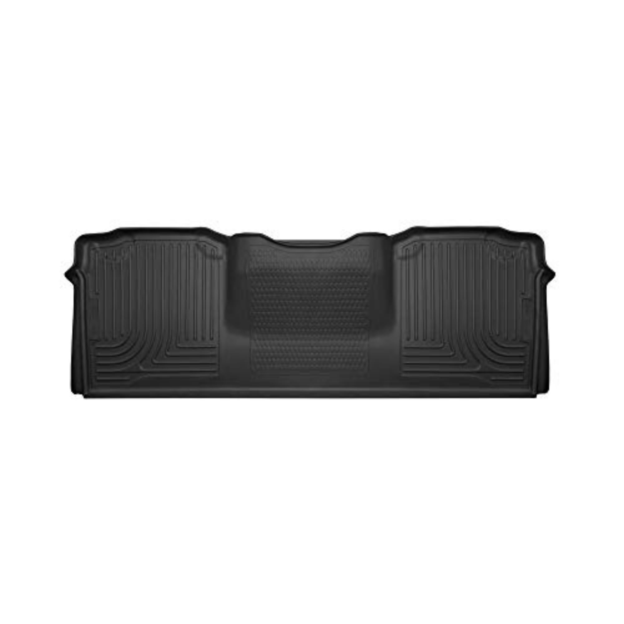 Weatherbeater Husky Liners Floor Mats | Fits 2010-2018 Ram 2500, 2010-2019 3500 (MEGA CAB ONLY) | 2nd Row, 1-pc Black - 19071HUL