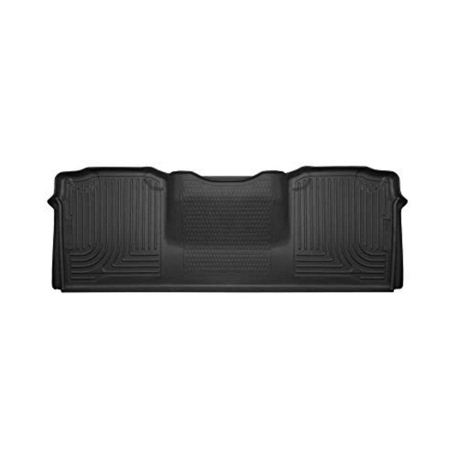 Weatherbeater Husky Liners Floor Mats | Fits 2010-2018 Ram 2500, 2010-2019 3500 (MEGA CAB ONLY) | 2nd Row, 1-pc Black - 19071HUL