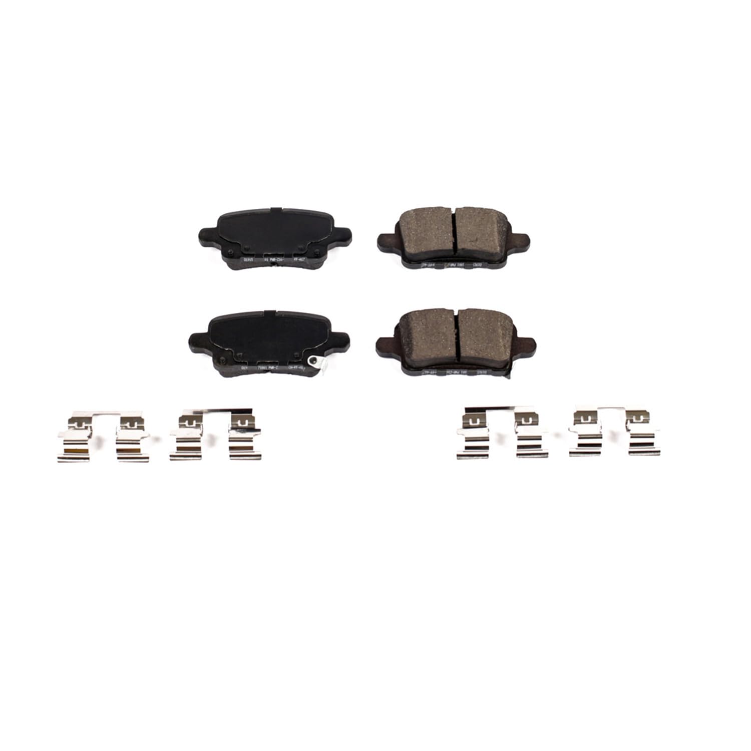 Power Stop Brake Kit Rear For Buick Envision 2021 |LaCrosse 2019 |Regal Sportback 2019-20 |Chevrolet Equinox 2018-21 |GMC Terrain 2021 - Ceramic Brake Pads With Installation Hardware, 17-1915