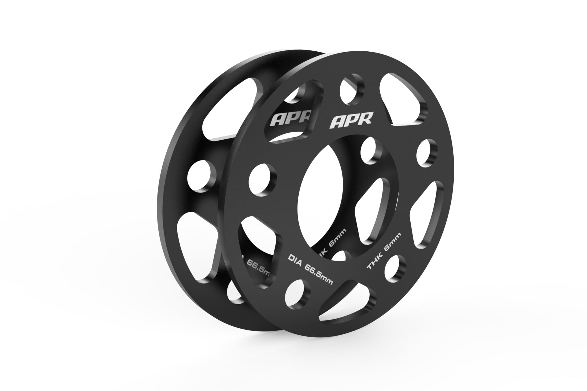 Wheel Spacers APR MS100163 Set of 2-66.5mm CB - 6mm Thick