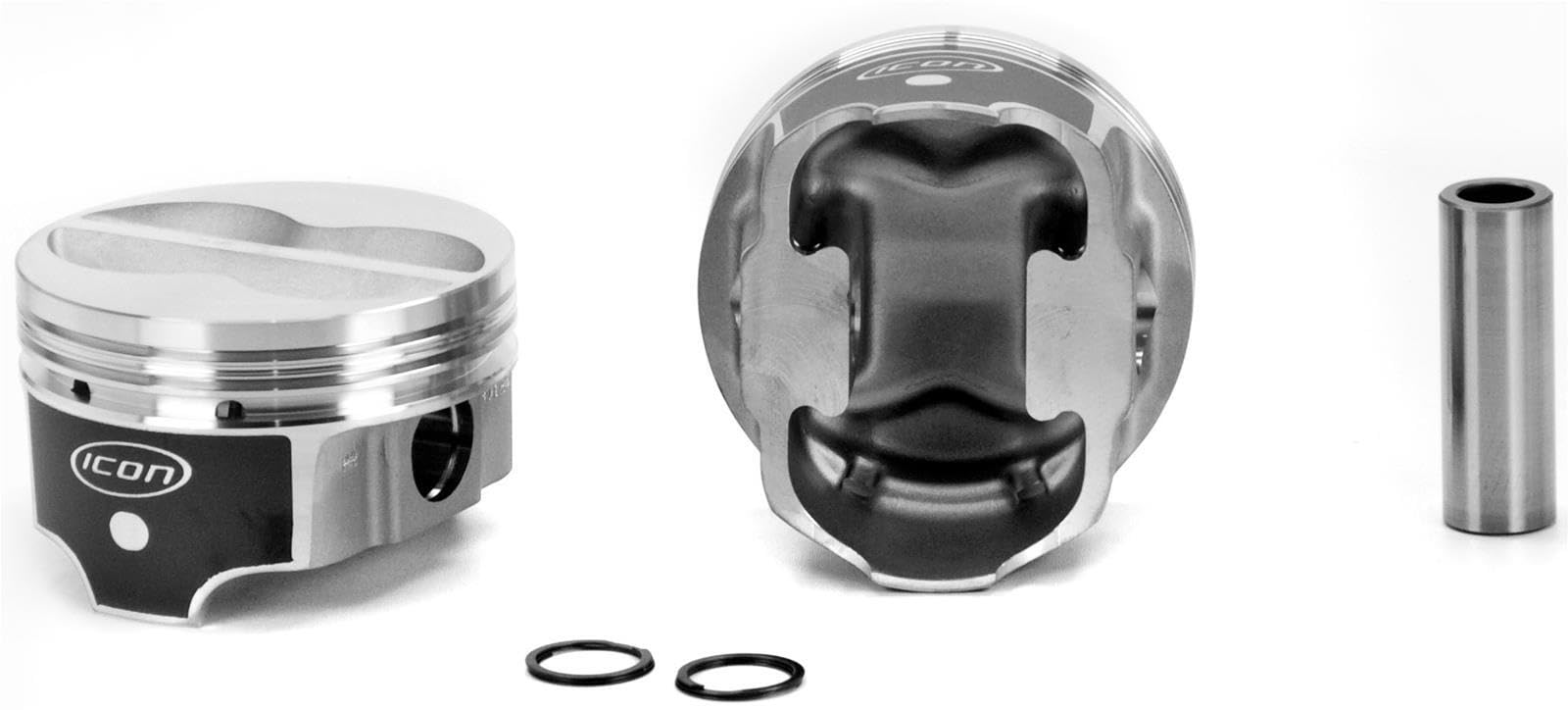 IC9914KTM.060 ICON FHR Piston Kit w/Rings - Chevy 383 5.700" Rod