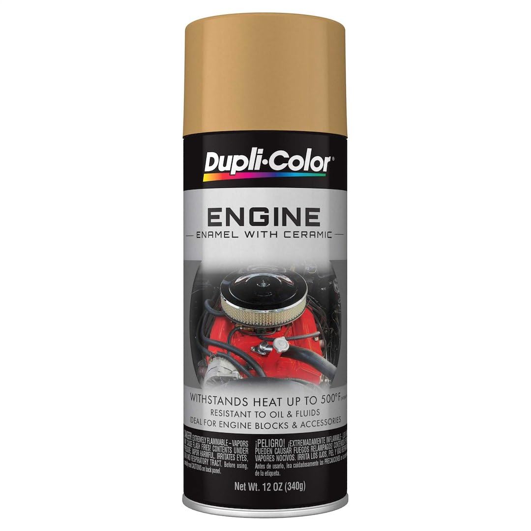 Engine Enamel Spray Paint Dupli-Color with Ceramic - Cummins Beige - 12 oz Aerosol Can