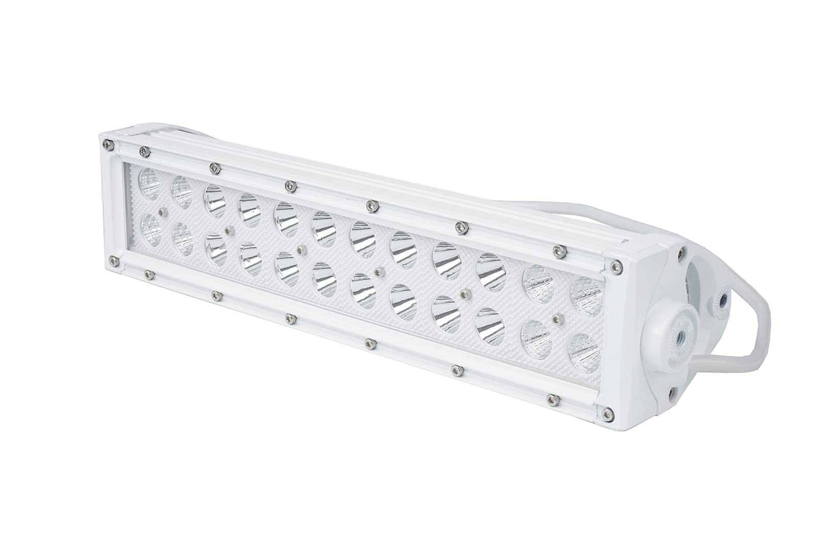 Race Sport Lighting 10.5inch MS72WWDS Marine Grade Dual Row Straight Light Bar with 72-Watt 24 x 3W High Intensity CREE LEDs