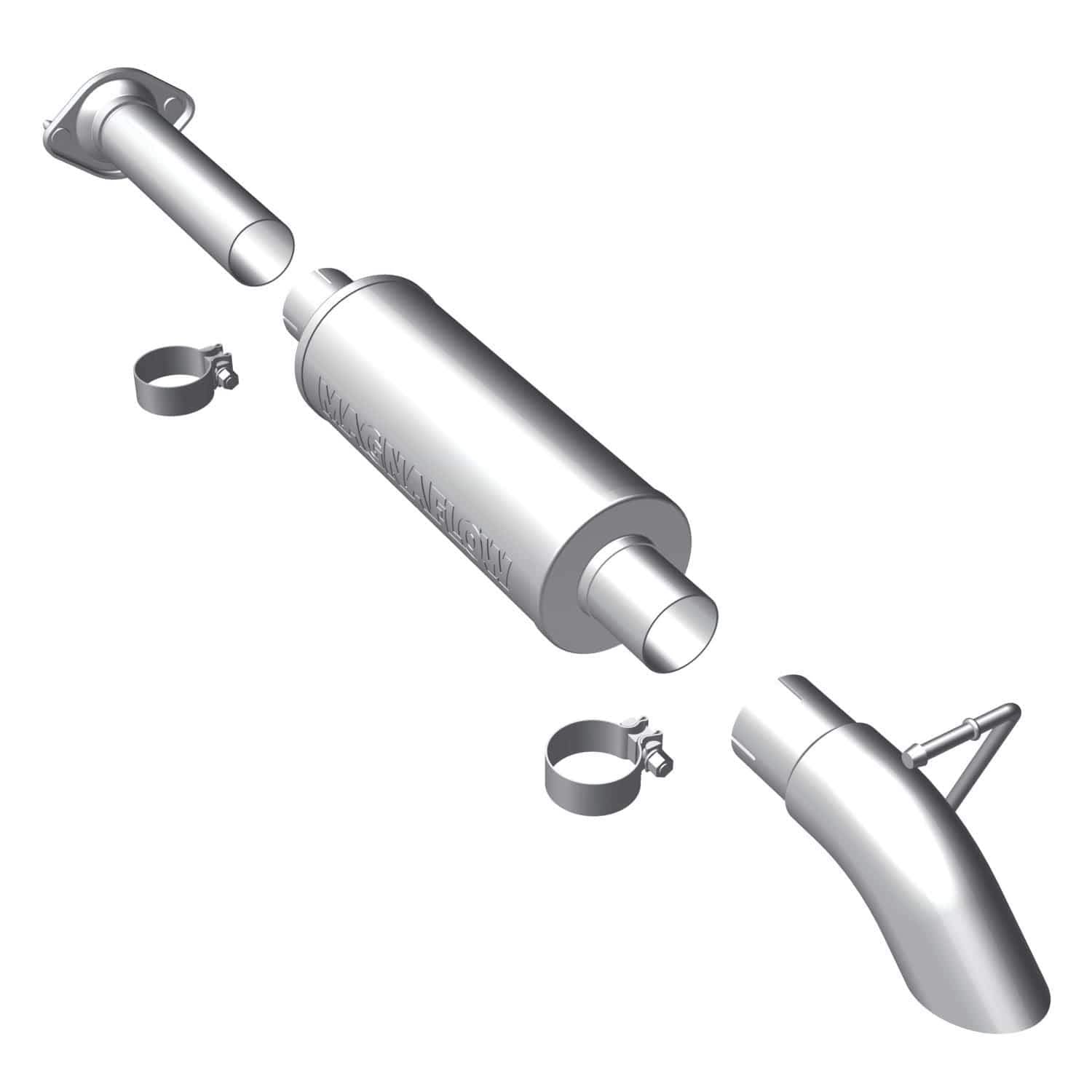 Large MagnaFlow Stainless Steel Performance Exhaust System Kit
