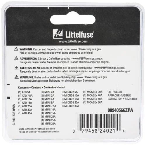 00940566ZPA Littelfuse Inc. Fuse Assortment Fuse