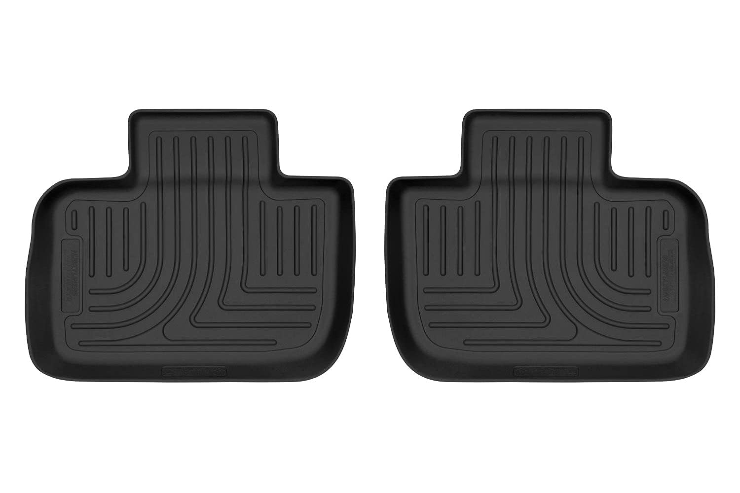 Husky Liners X-act Contour Floor Mats | Fits Chrysler 300 AWD, RWD 2011-2023, Dodge Charger AWD, RWD 2011-2023 | 2nd Row, 1-pc Black - 55381