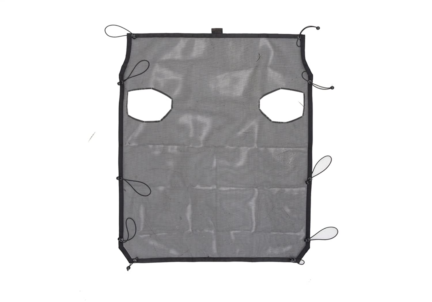 California Brief Soft Top RAMPAGE PRODUCTS for Jeep Wrangler JL | Black, Mesh | 91817 | Fits 2018-2025 Jeep Wrangler JL 2-Door