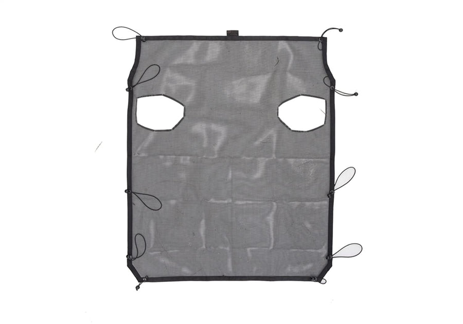 California Brief Soft Top RAMPAGE PRODUCTS for Jeep Wrangler JL | Black, Mesh | 91817 | Fits 2018-2025 Jeep Wrangler JL 2-Door