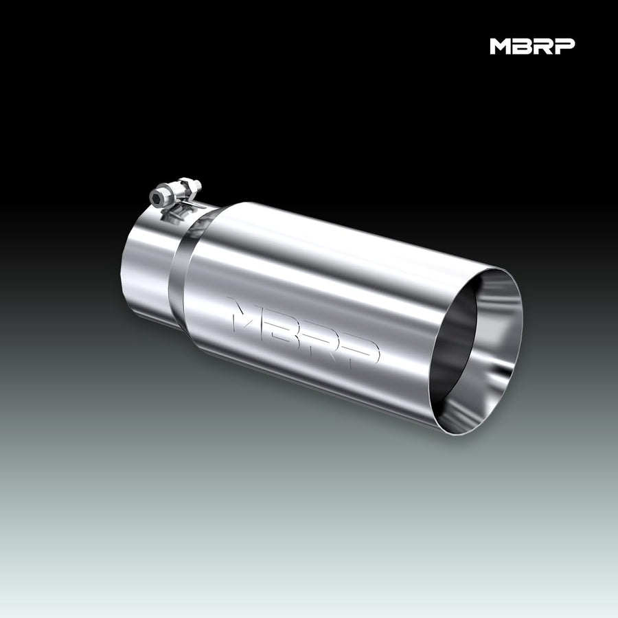 5" O.D. MBRP T5049 Dual Wall Straight Exhaust Tip (T304)