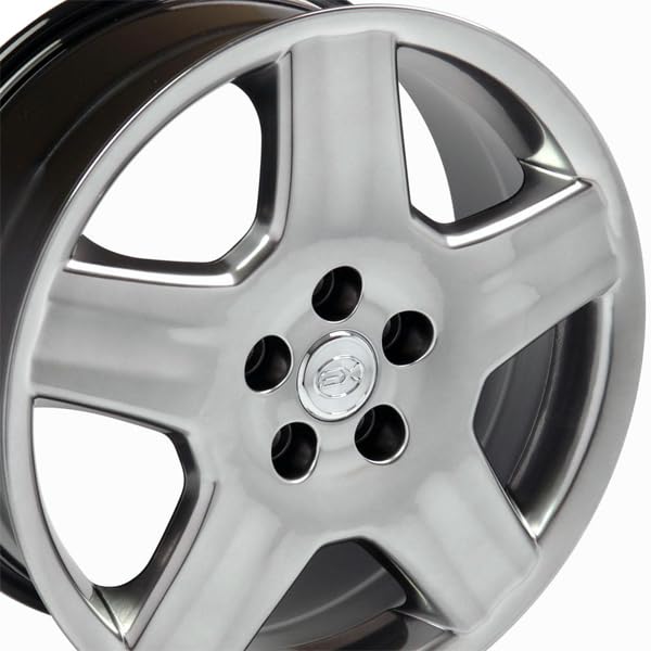 Hyper Black Wheel OE Wheels LLC LX02-18075-5450-45HB Painted (18 x 7.5 inches /5 x 114 mm, 45 mm Offset)