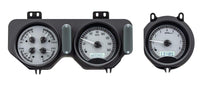 Dakota Digital VHX System-Silver Alloy Style Face Compatible with 1968 Pontiac GTO w/White Display