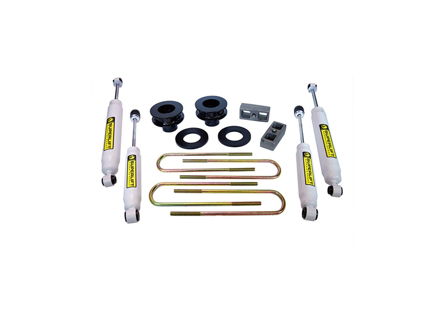 SUPERLIFT SUSPENSION RealTruck 2.5" Lift Kit for Ford F-250/F-350 | Complete Lift Kit with Front & Rear Shadow Series Shocks | K1007 | Fits 2011-2016 Ford F-250 / F-350 4WD