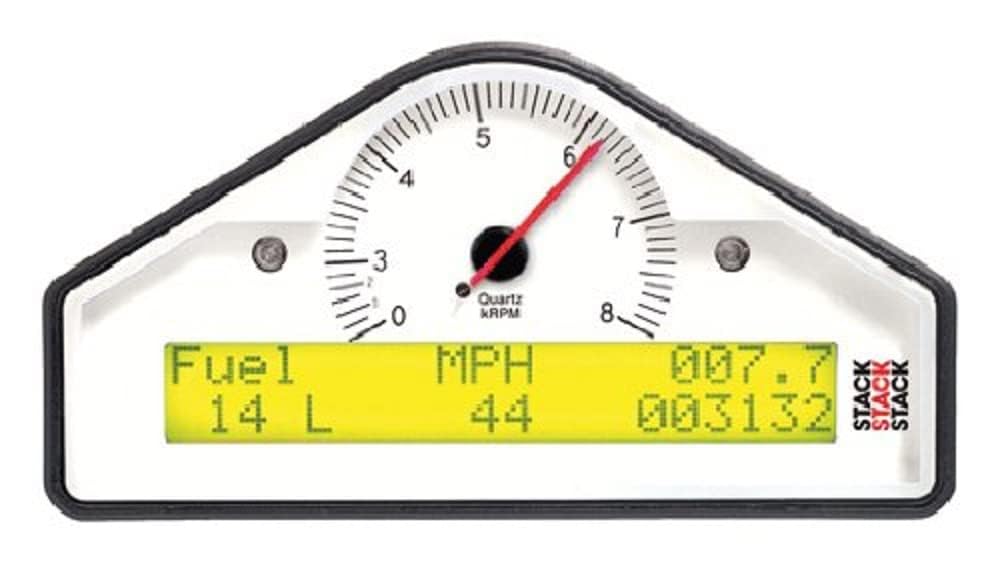 Street Dash, Auto Meter: Blk, 0-3-10.5K RPM (Psi, Deg. F, Mph)