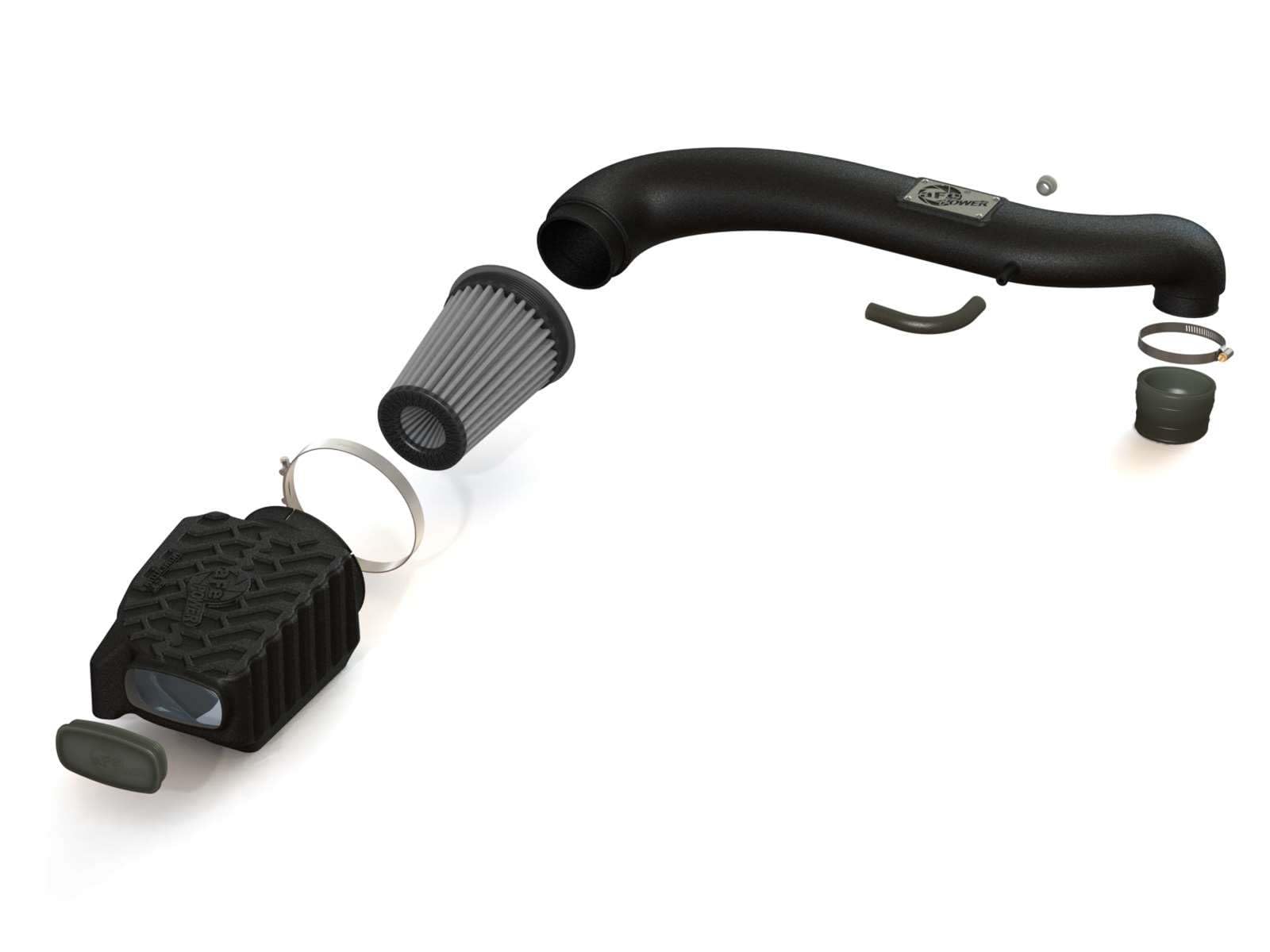 Momentum GT aFe POWER Cold Air Intake System w/Pro DRY S Filter, #51-76202, Black