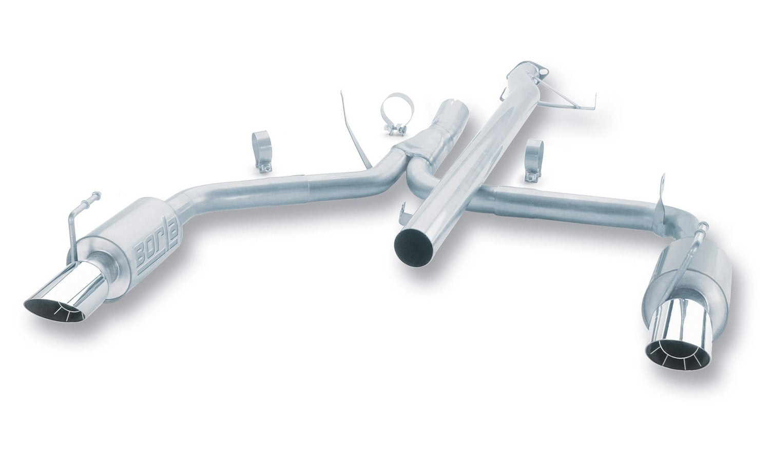 BORLA Cat-Back Performance Exhaust System 15443 for 1991-1999 Mitsubishi 3000GT VR4/ 1991-1996 Dodge Stealth R/T 3.0L V6 Twin Turbo Manual Transmission All Wheel Drive 2 Door
