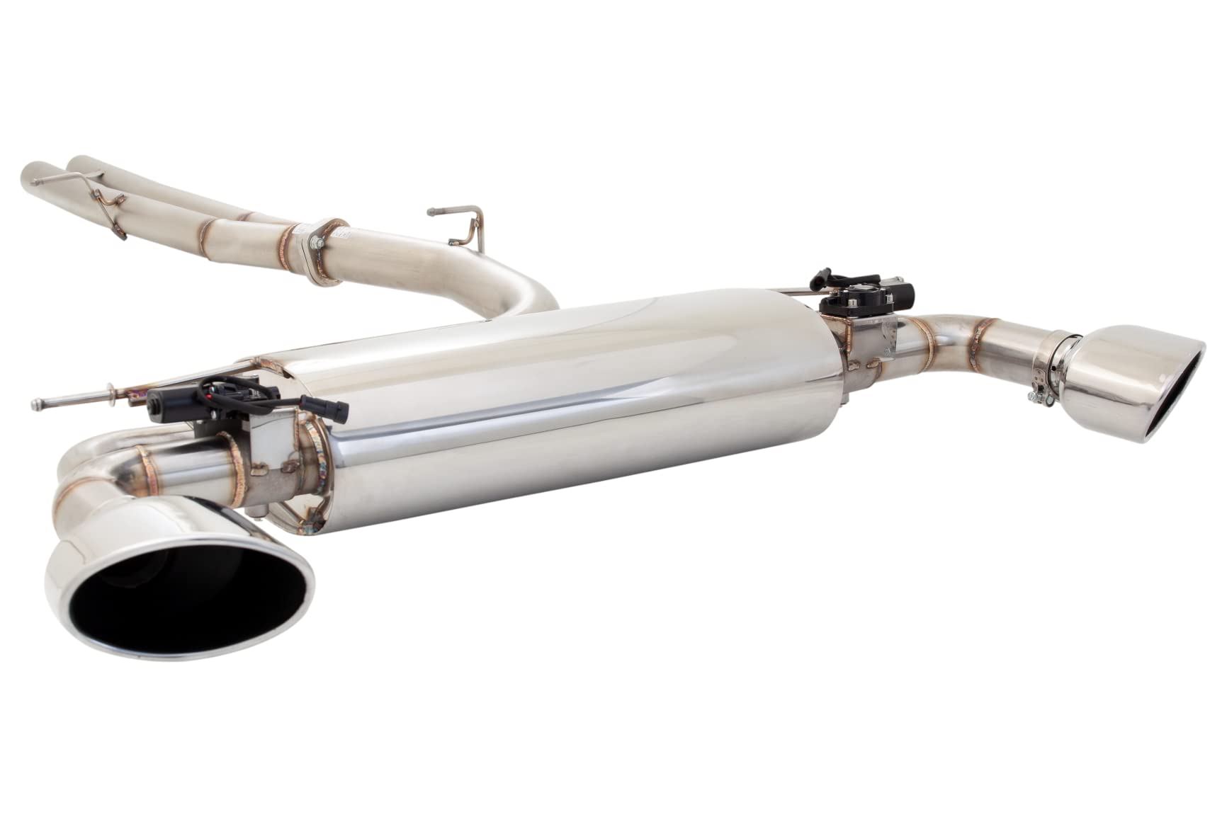 XFORCE Twin 2.5" To 3" ESRS317HVKCS Stainless Steel Cat-Back System With VAREX Adjustable Muffler for Audi 8V RS3 Hatch