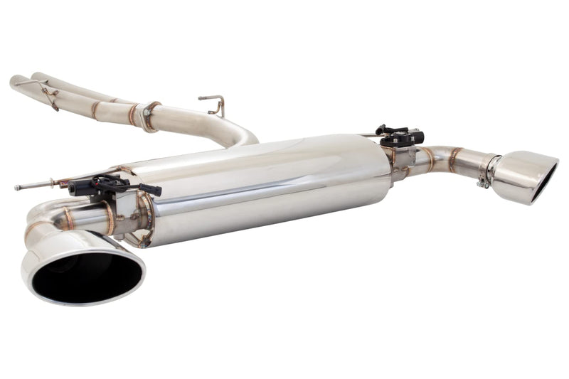 XFORCE Twin 2.5" To 3" ESRS317HVKCS Stainless Steel Cat-Back System With VAREX Adjustable Muffler for Audi 8V RS3 Hatch