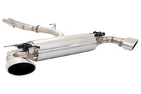 XFORCE Twin 2.5" To 3" Stainless Steel ESRS317SVKCS Cat-Back System With VAREX Adjustable Muffler for Audi 8V RS3 Sedan