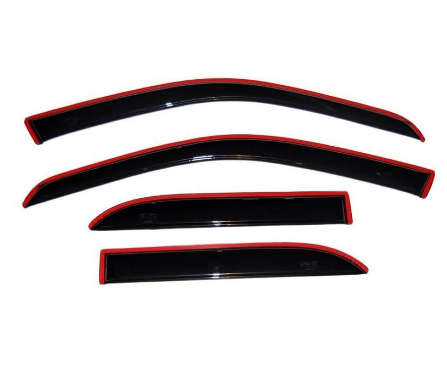 In-Channel Rain Guards Auto Ventshade [AVS] for 2011 - 2015 Kia Optima | Window Vent Visors, 4 pcs. - Smoke | 194973