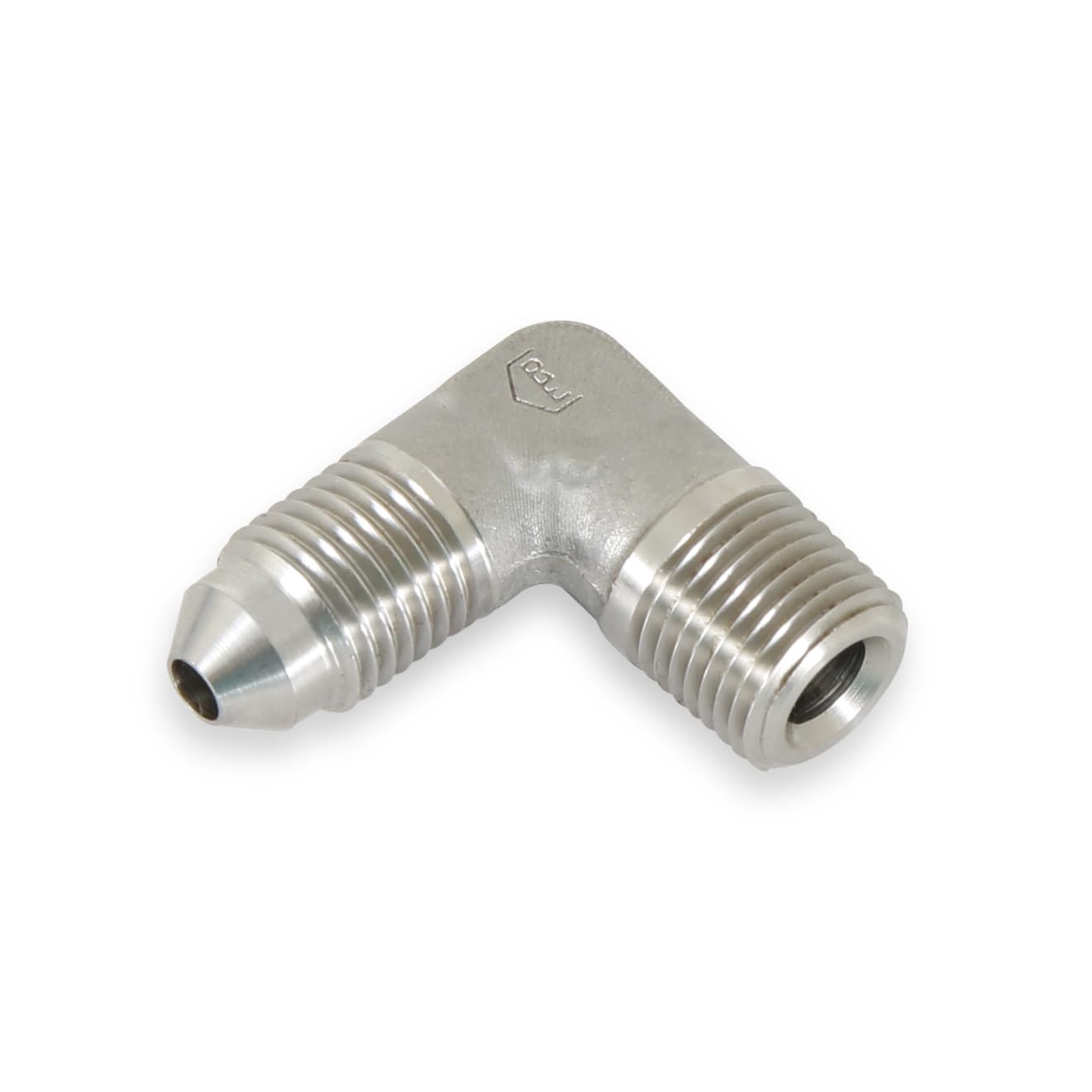 90 Degree Elbow Earl's SS982203ERL Male AN -3 to 1/8 in. NPT - Stainless Steel
