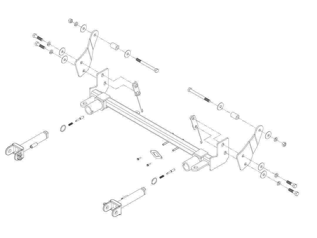 521455-5 Roadmaster Inc Basepate for Jeep Wrangler