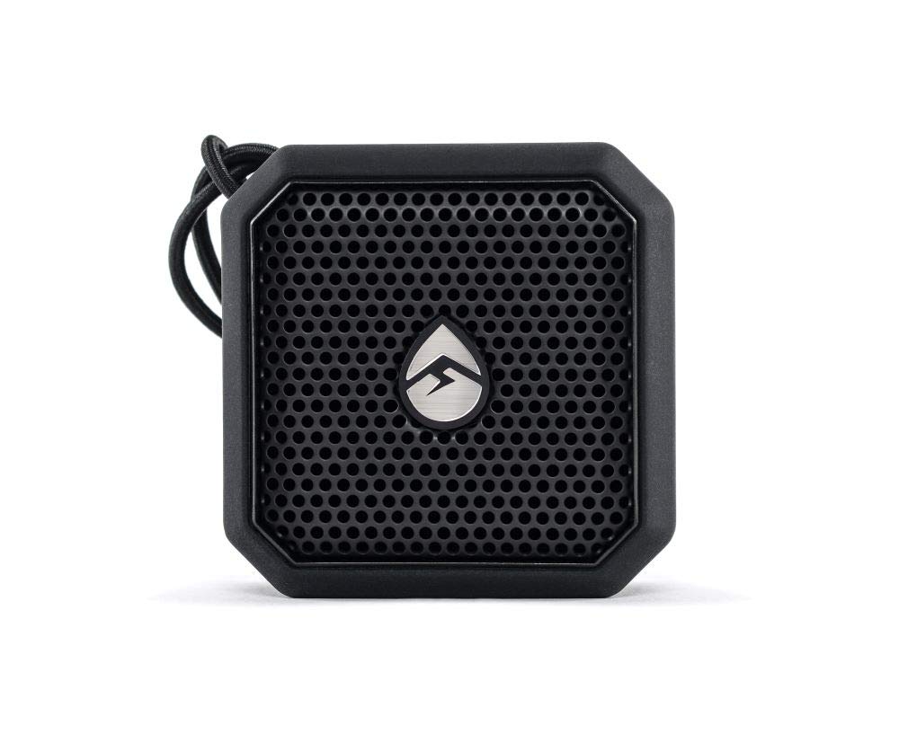 EcoPebble Lite GDI-EXPLT501 ECOXGEAR Rugged Waterproof Floating Portable Bluetooth Wireless 5-Watt Mini Smart Speaker (Black)