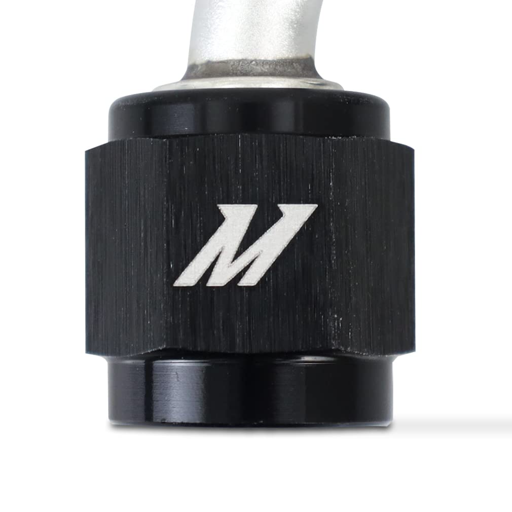 90-Degree Mishimoto Push-Lock Fitting, 6AN