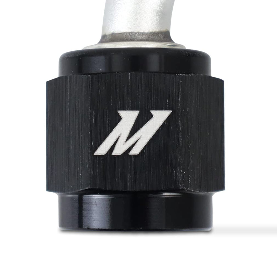 90-Degree Mishimoto Push-Lock Fitting, 4AN
